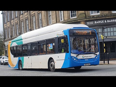 RARE DIVERSION: Route 13 | YN63BXX/28006 - Stagecoach North East: Scania K270UB/ADL Enviro 300NG