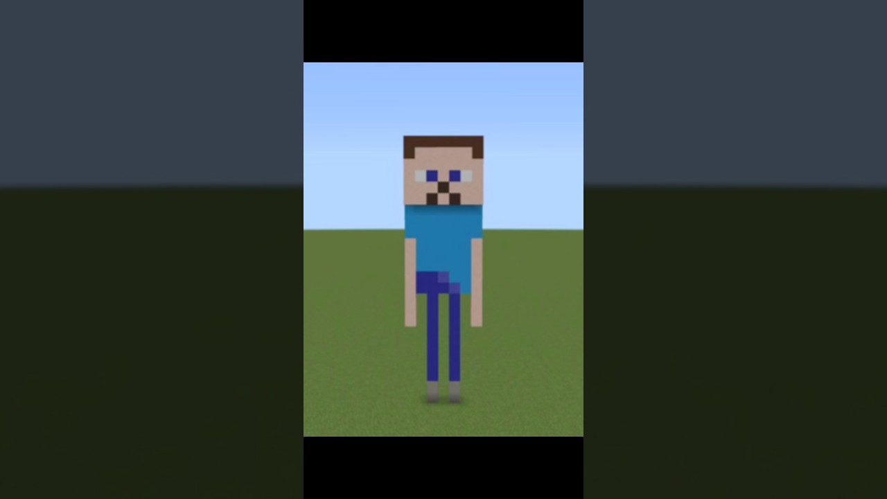 スティーブとエンダーマンを混ぜると？#minecraft #shorts #はやりのやつ #バズれ