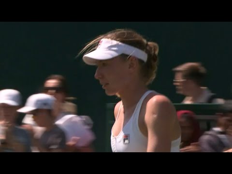 Ekaterina Alexandrova of Russia defeats Madison Brengle in an insanely close match!