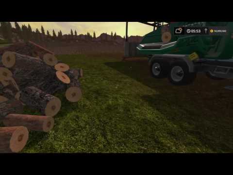 Farming Simulator 17 Making wood chips