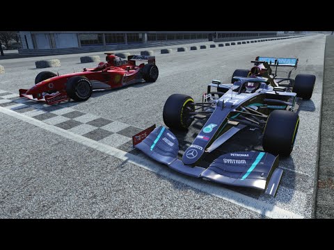 Lewis Hamilton 2020 Mercedes-AMG W11 EQ vs Michael Schumacher 2004 Ferrari F2004