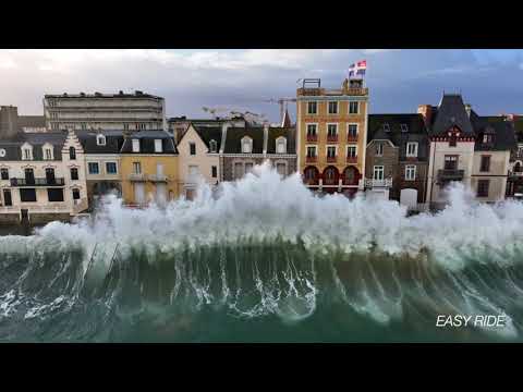 Grande marée mars 2023- Drone- Saint-Malo France
