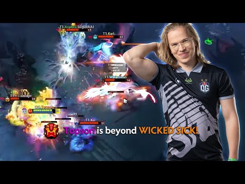 Topson's Ember Spirit Set T1 on 🔥🔥🔥 - TI10 Highlights