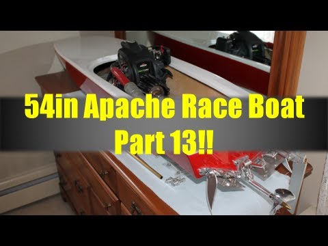 54in Rc Apache Race Boat Build Part 13