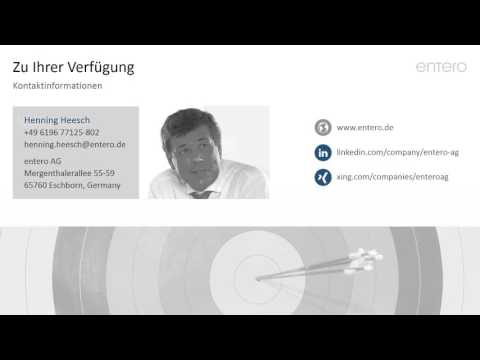 Unternehmenspräsentation der entero AG