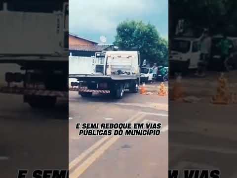 Operação conjunta da Polícia e Prefeitura apreende veículos abandonados em via pública de Paraguaçu