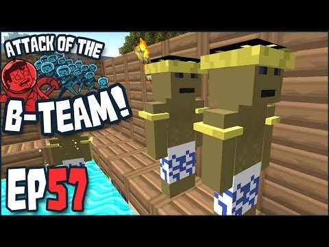 Minecraft - Attack Of The B-Team Ep 57 - "The Freshest Sushi In Town!!!" (B-Team Modpack)