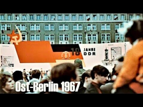 Ost-Berlin 1967 - 18 Jahre DDR - Volksfest - 18 years of GDR celebration