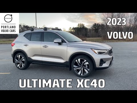 2023 Volvo XC40 Ultimate in Bright Dusk Metallic / Walkaround with Heather