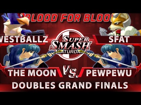 SSS: B4B - Westballz & The Moon vs. SFAT & PewPewU - Doubles Top 24 Grand Finals Set 1 - Smash Melee