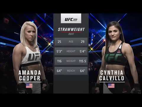 Amanda Cooper vs Cynthia Calvillo full fight