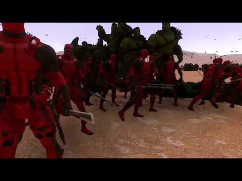 250 Hulk vs 1000 Deadpool - Ultimate Epic Battle Simulator
