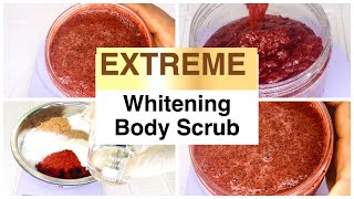 POWERFUL WHITENING SCRUB FROM SCRATCH TO FINISH | ADVANCED SKINCARE (TUTORIAL)