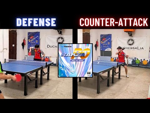 YASAKA RAKZA PO | Falck Style w/ FH Short Pimples - Antispin | Training Test