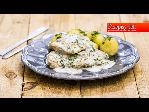 PIERSI Z KURCZAKA W SOSIE KOPERKOWYM - PRZEPIS
