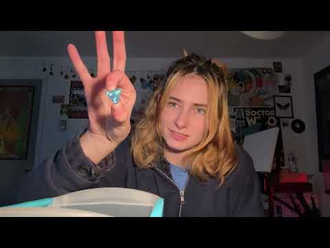 my dungeons and dragons dice and minis | ASMR | ~lofi~