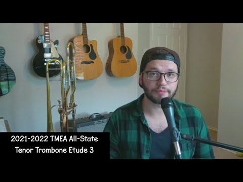 TMEA All-State Etude 3, Tenor Trombone 2021-2022