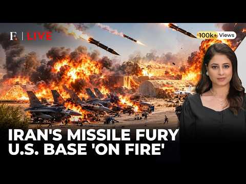 Iran's 'Devastating' Revenge: Missiles 'Hit' US Jet Hangars After Tanker Strikes | Firstpost Live