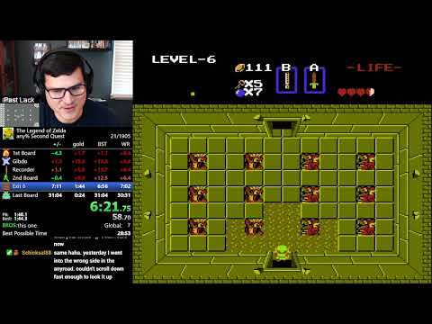 (30:20.9) - Second Quest speedrun - The Legend of Zelda