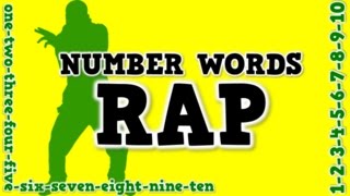 Number Words Rap (a song for spelling number words