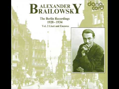 Alexander Brailowsky (piano) plays the Overture of Tannhäuser