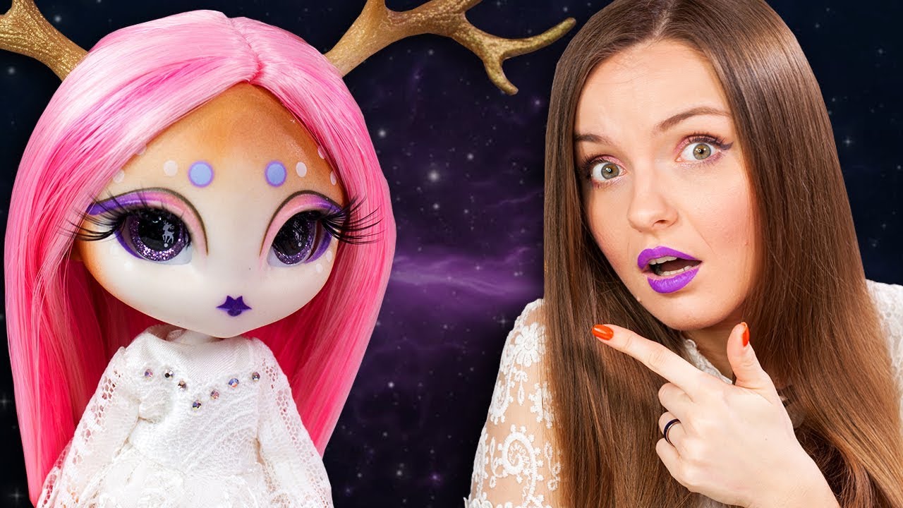 ОЛЕНЬ С ЛУНЫ! ООАК / Кастом Novi Stars | Doe A. Deer | Обзор куклы MGA | Распаковка | На Новый год