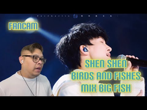 FIL-BRIT REACTS TO ZHOU SHEN MIX VERSION OF BIRDS AND FISHES, BIG FISH - FANCAM
