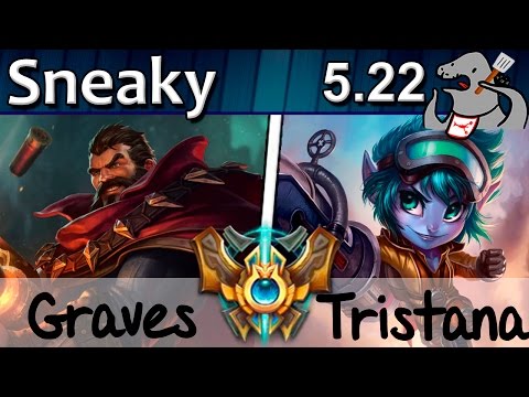 Sneaky - Graves/Annie vs Tristana/Janna - ADC - Challenger Preseason S6 | 447
