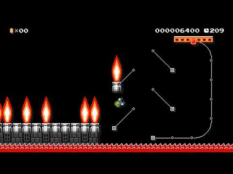 Burner Notice ⚡️ by Bockman ⚡️ SUPER MARIO MAKER Raw GAMEPLAY