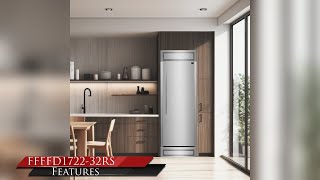 Forno Maderno 28-Inch Built-In Convertible Refrigerator, 13.6 cu.ft, Right Swing, Decorative Grill, ENERGY STAR Certified Stainless Steel VCM FFFFD172232RS Picture