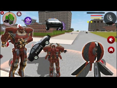Naxeex Robot Car #21 - a police car is flying | #Naxeex | Android Gameplay HD