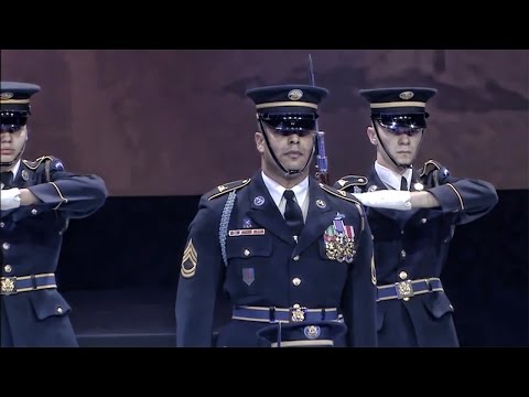 U.S. Army Drill Team Performs • Spirit of America 2014