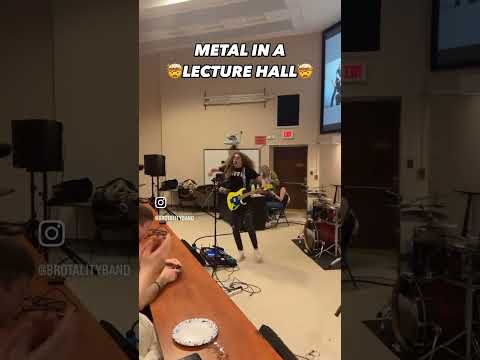 WELCOME TO BREAKDOWNS 101 ???? | METAL IN A LECTURE HALL