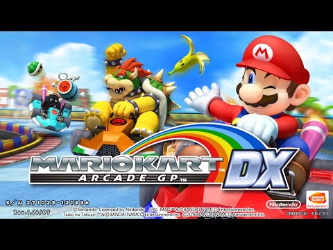 Mario Kart Arcade GP DX Rev 1.06/OF Full Game 100% Walkthrough 4K 60fps