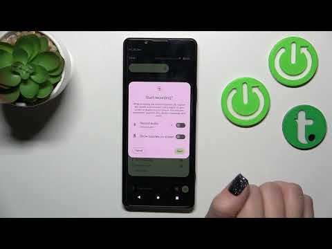 How to Make Screen Touches Visible on Screen Recordings in Sony Xperia 5 IV - Disable Visible Taps