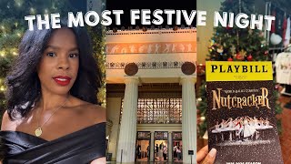 Come with me to the Nutcracker🎄 🩰 | silk press must-haves, 1st ballet experience, best red lipstick