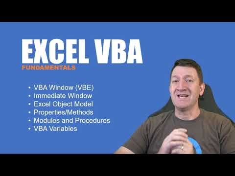 01 - Microsoft Excel VBA Fundamentals Series Introduction