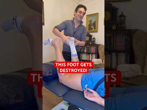 INCREDIBLY LOUD AND SATISFYING FOOT CRACK! #satisfying #asmr #osteopath #chiropractic #feet