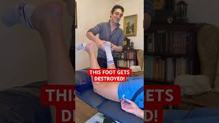 INCREDIBLY LOUD AND SATISFYING FOOT CRACK! #satisfying #asmr #osteopath #chiropractic #feet