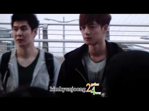 120530 KimHyunJoong fancam-Departure to Chengdu@Inchon Int'l airport