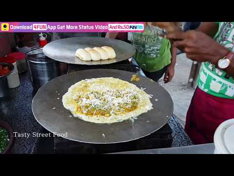 Yummy ! Butter Cheese Omelette Keema Roll   || Egg Dish Recipe ||  Indian Street Food