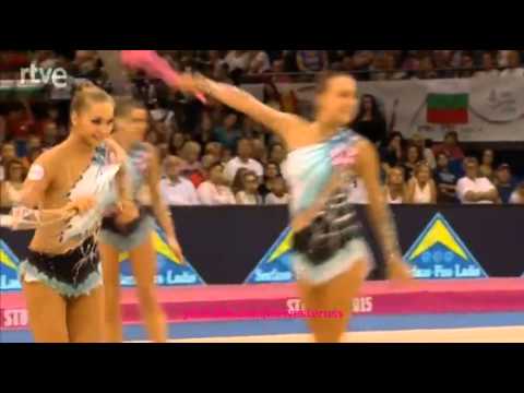 France 6 clubs + 2 hoops AA - World Championships Stuttgart 2015