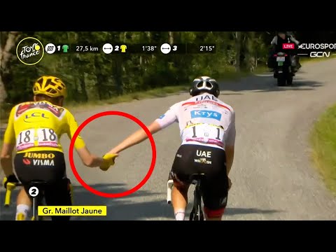 La plus belle image du Tour de France 2022 : Vingegaard attend Pogacar après sa chute