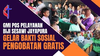 GMI Pos Pelayanan Biji Sesawi Jayapura Gelar Bakti Sosial Pengobatan Umum Gratis