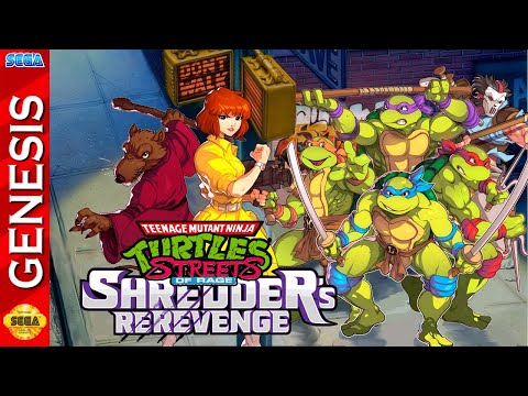 Teenage Mutant Ninja Turtles: Shredder's Re-Revenge - Hack of Streets of Rage 2 [Sega Genesis]