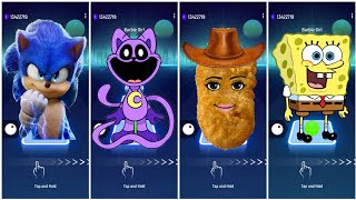 Sonic 🆚 Poppy Playtime Chapter 4 🆚 Gegagedigedagedago 🆚 SpongeBob - who is best 🎯