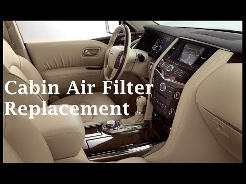 How To Replace Cabin Air Filter Infiniti QX56 QX80
