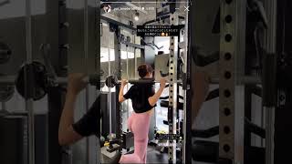 フリーアナウンサー 小野寺結衣 ジム トレーニング動画 #shorts