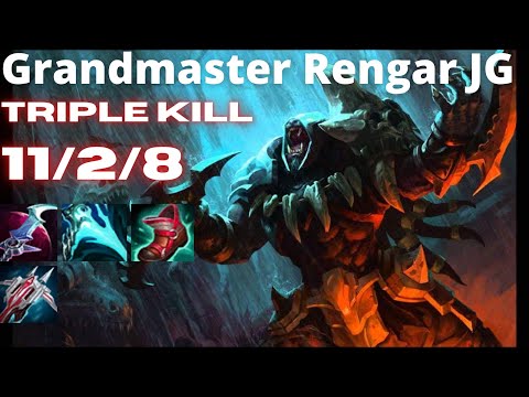 RENGAR vs FIDDLESTICKS / JUNGLE / Grandmaster Ranked NA