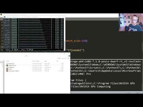 Training model in Python and Loading into TensorFlow.js - TensorFlow.js p.4